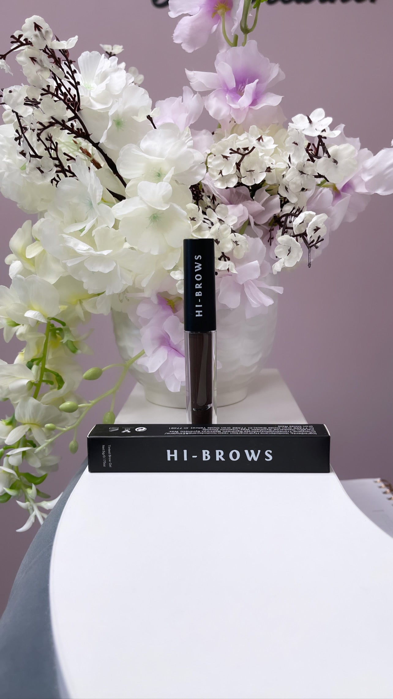 Tinted eyebrow mascara