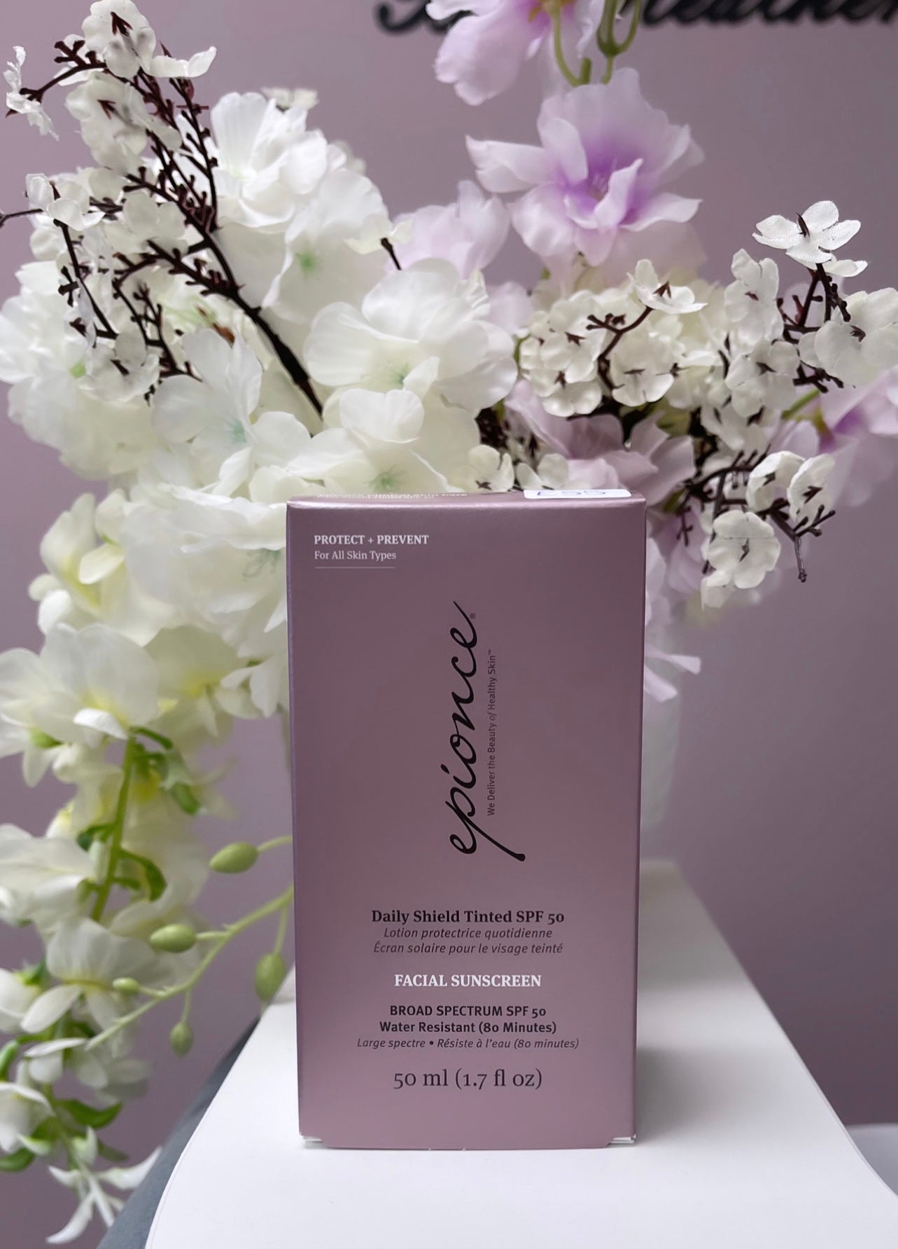 EPIONCE SPF50 tinted moisturiser (for existing clientele only)